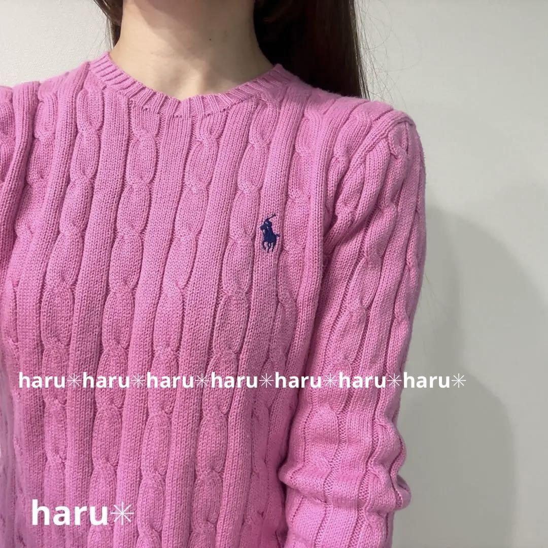 美品 POLO RALPH LAUREN ポロラルフローレン 定番大人気 ピンク