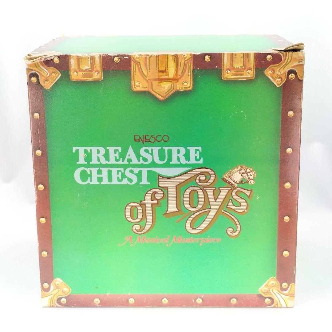 レトロ エネスコ トレジャーチェスト オルゴール 宝箱 おもちゃ箱