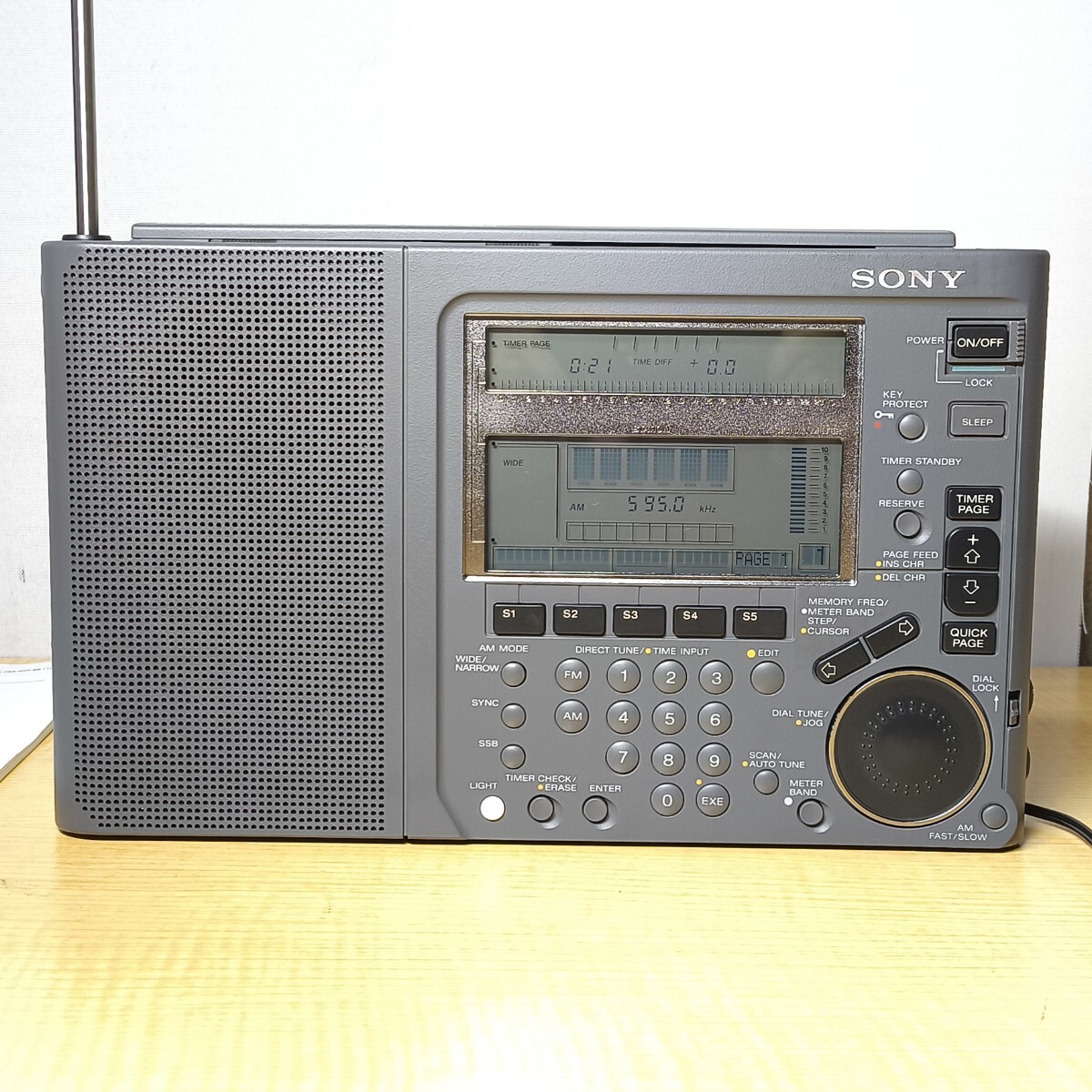 SONY ICF-SW77 LW/MW/SW/FM 短波 中波 長波 PLLシン SONY ICF-SW77 LW