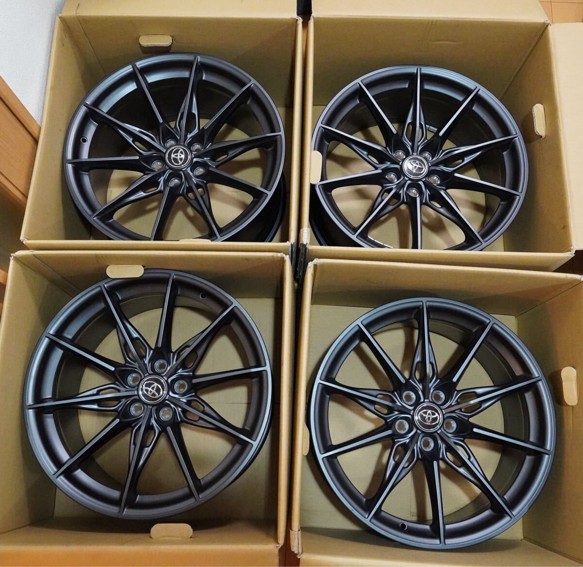 GRスープラ 純正鍛造ホイール4本セット 美品 RZグレード 9 0J 10 0J