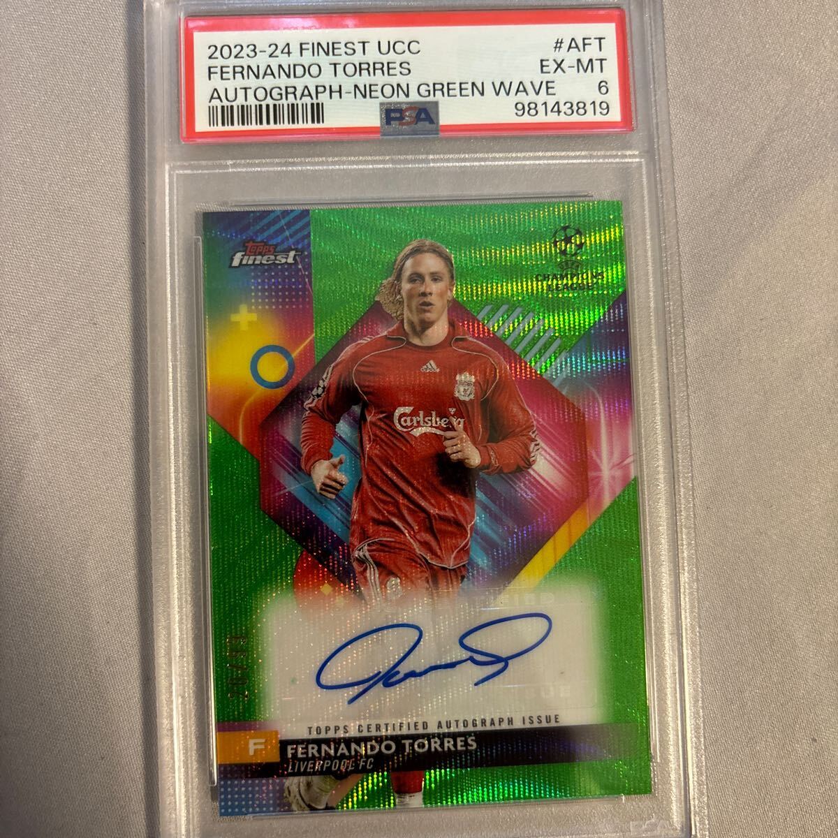 フェルナンド・トーレス チェルシー発行直筆サイン入りオフィシャル