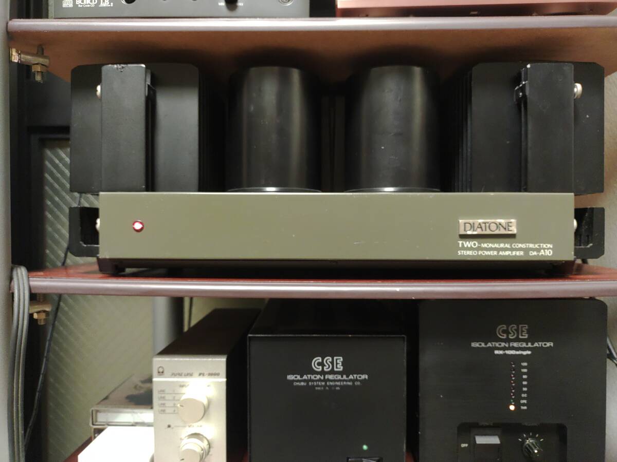 DIATONE DA-A10 ステレオパワーアンプ 通電確認済み オーディオ機器