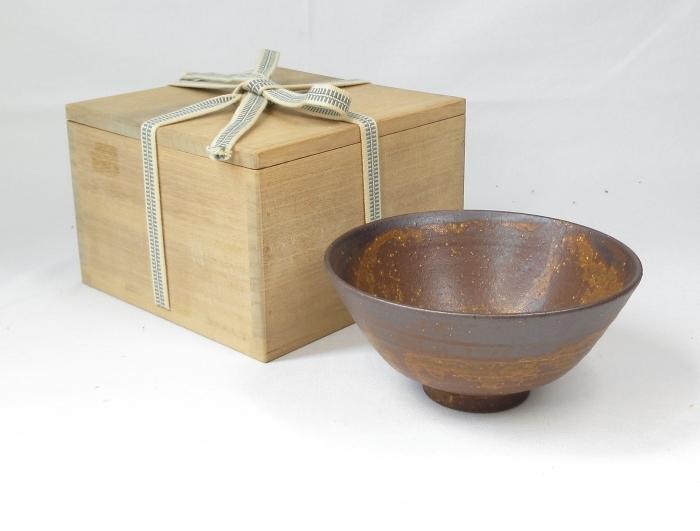 A2070】茶道具 韓国人間国宝 人気作家『 李殷九 』作 抹茶茶碗 無傷