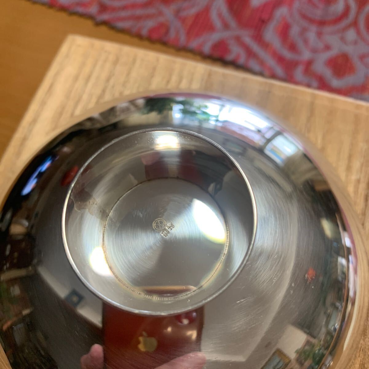 純銀 銀杯 約85g 銀製 シルバー SILVER レトロ 銀盃 中古 純銀 銀杯 約