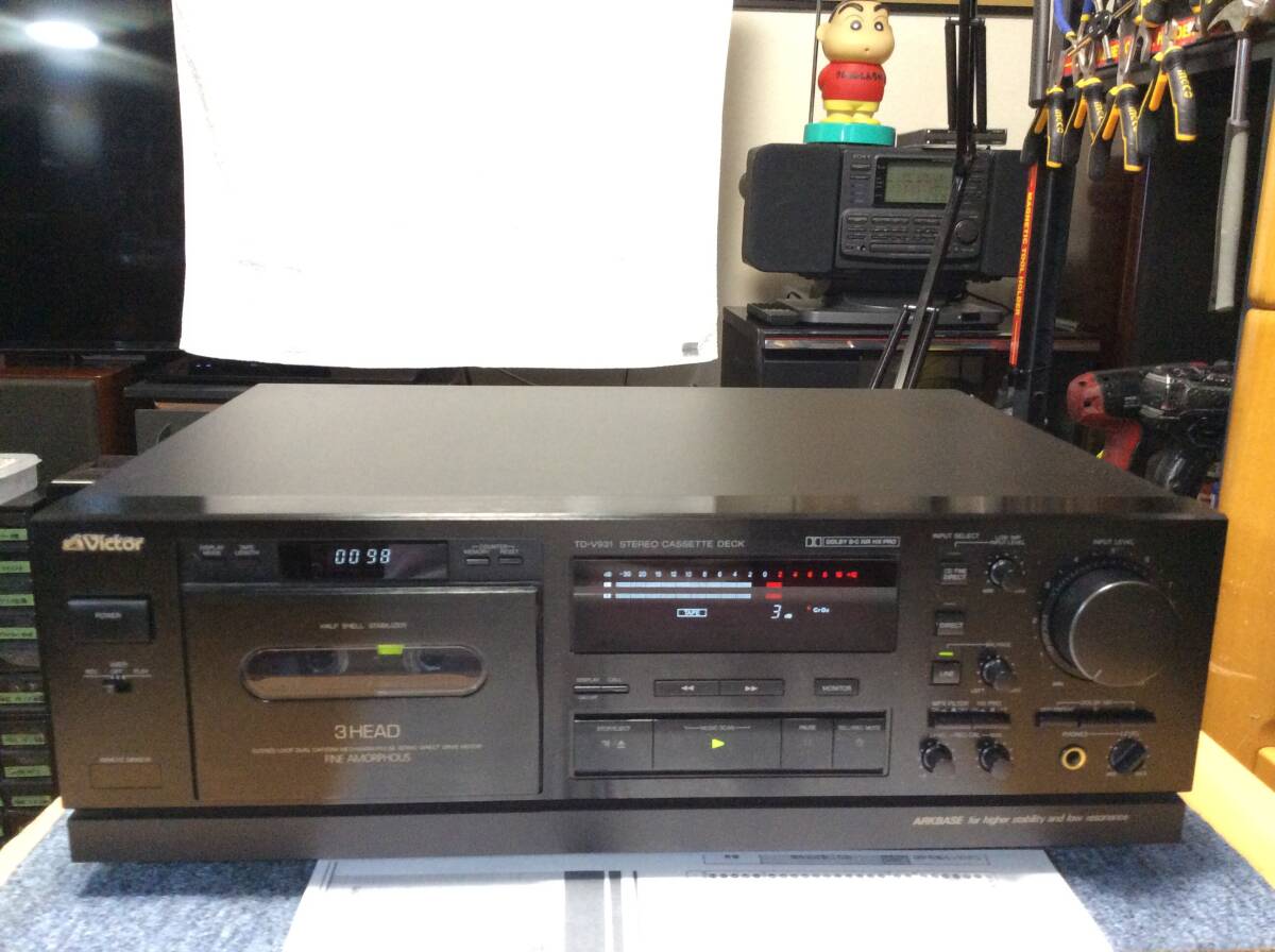 VICTOR TD-V931 激レアVictor TD-V931ステレオカセットデッキ リモコン