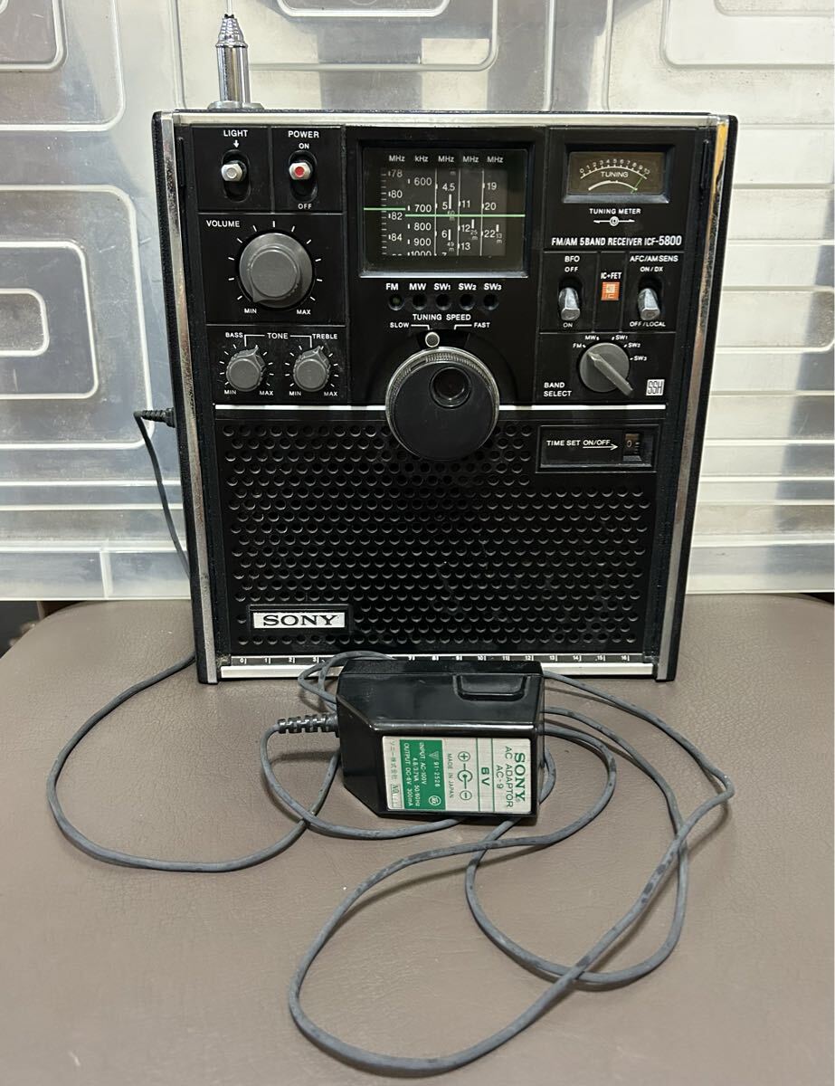 SONY BCLラジオ スカイセンサー 5800 ACアダプター付き SONY ◇SONY