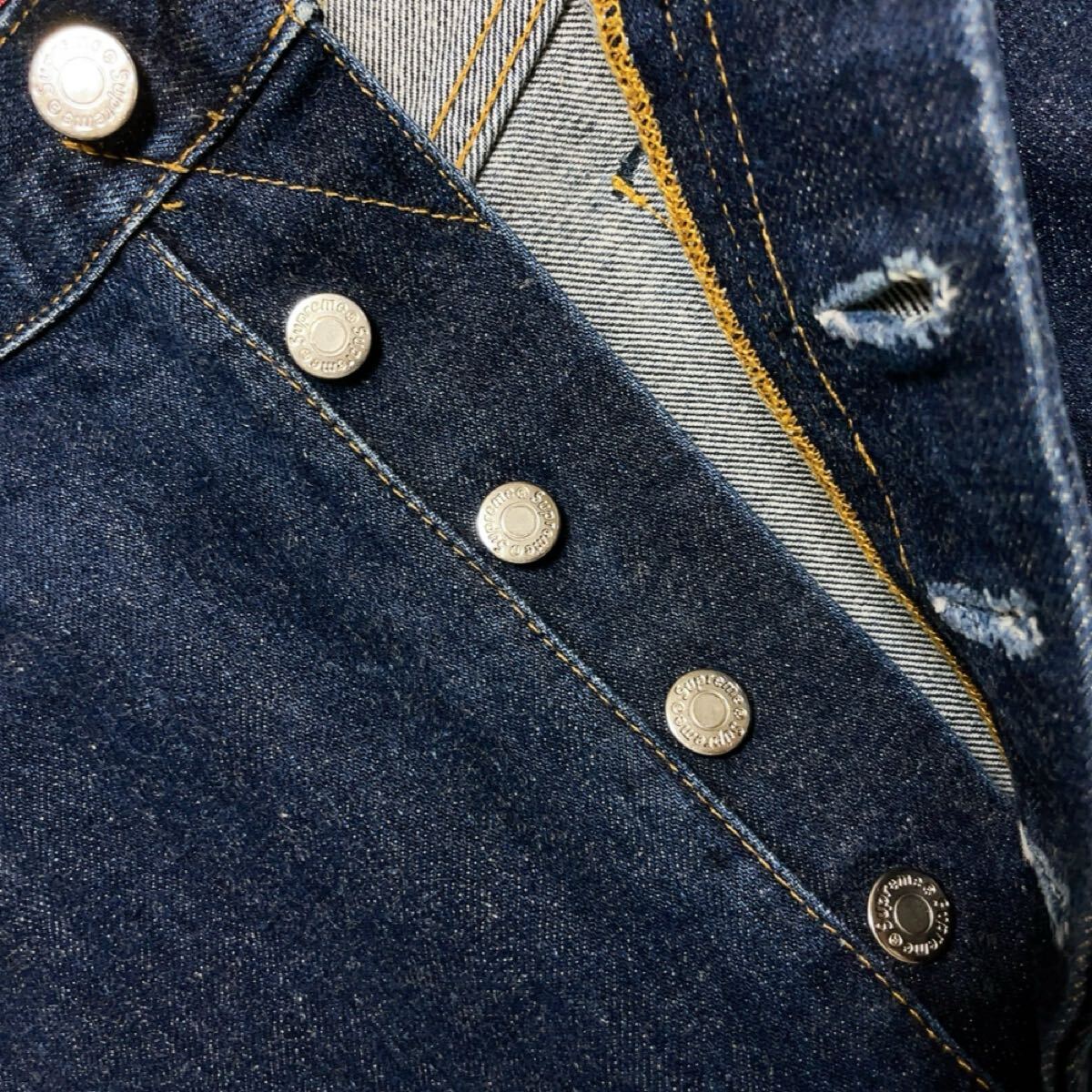 Old Supreme デニム オールド シュプリーム 赤耳 初期 USA製 90s