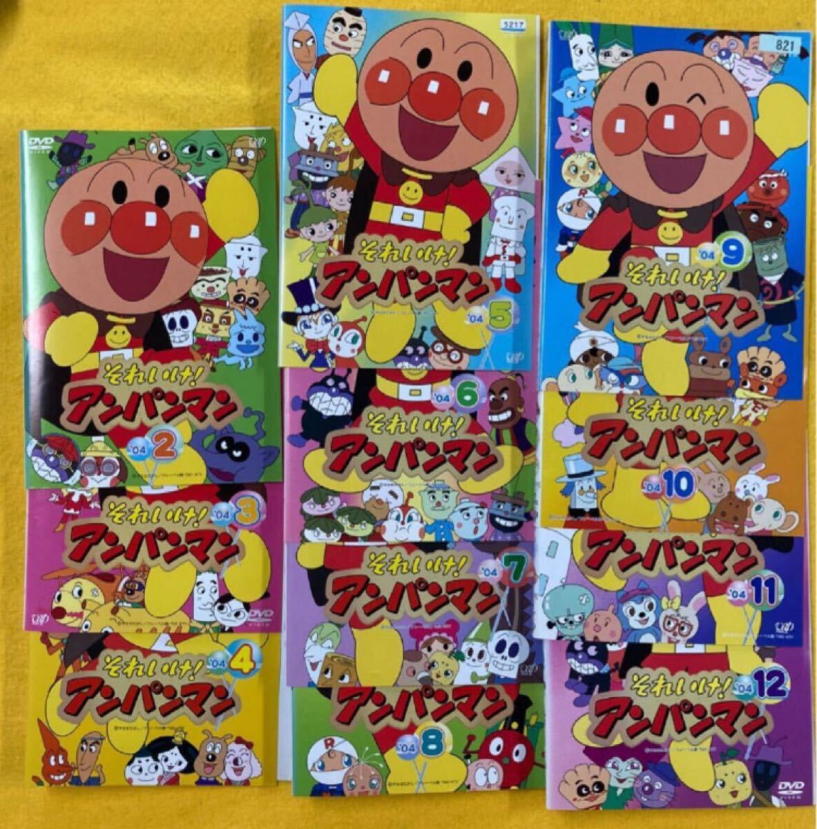 それいけ アンパンマン '04(vol 1欠品) 11巻セット 管理番号30226 DVD