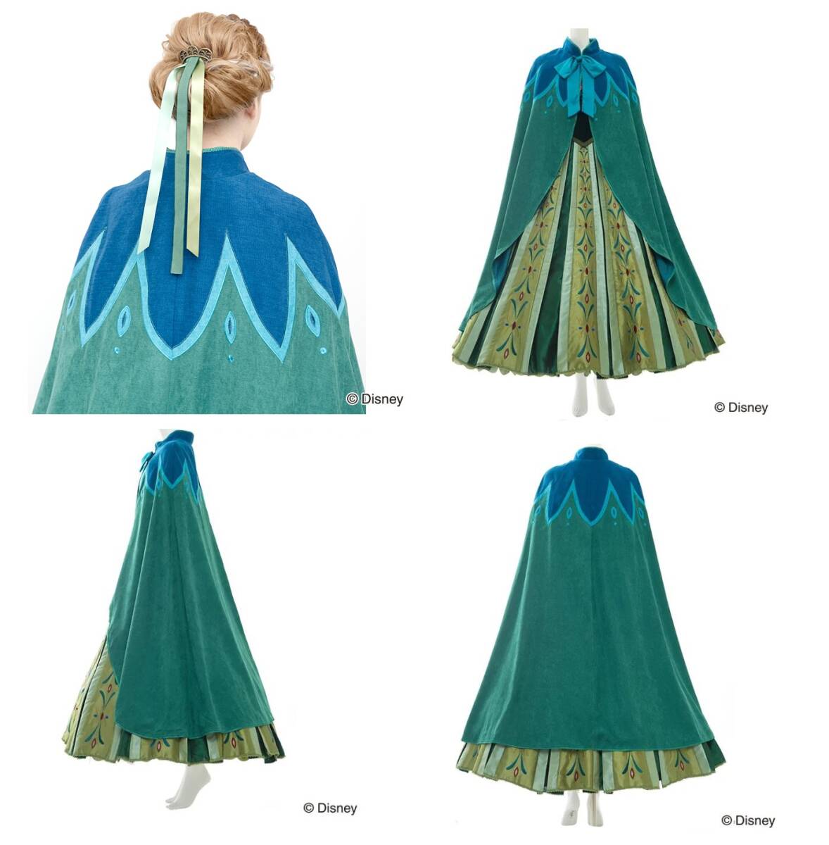 シークレットハニー アナ雪 戴冠式 ドレス&ケープ コスプレ ディズニー