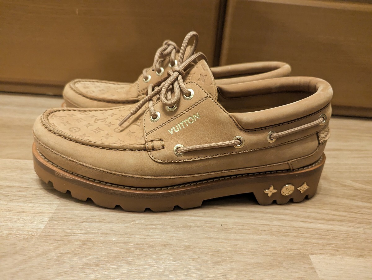 Louis Vuitton LVレンジャーライン ボートシューズ モノグラム ルイ