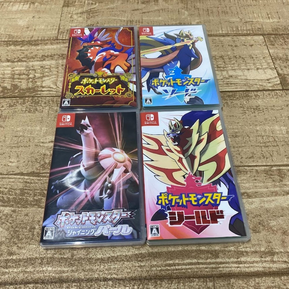 Switchソフト まとめ売り シャイニングパール アルセウス スカーレット