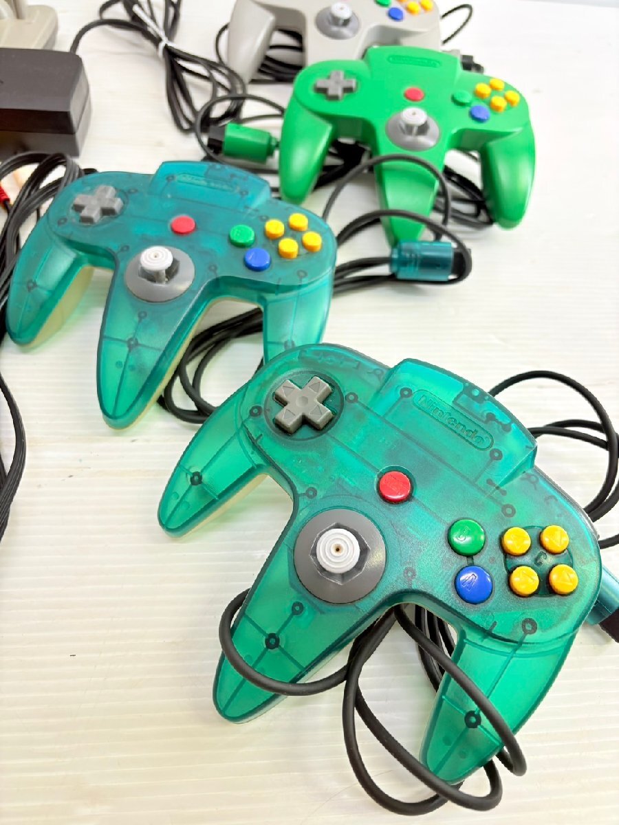NINTENDO 64 フルセット コントローラー4つセット稼働確認済み