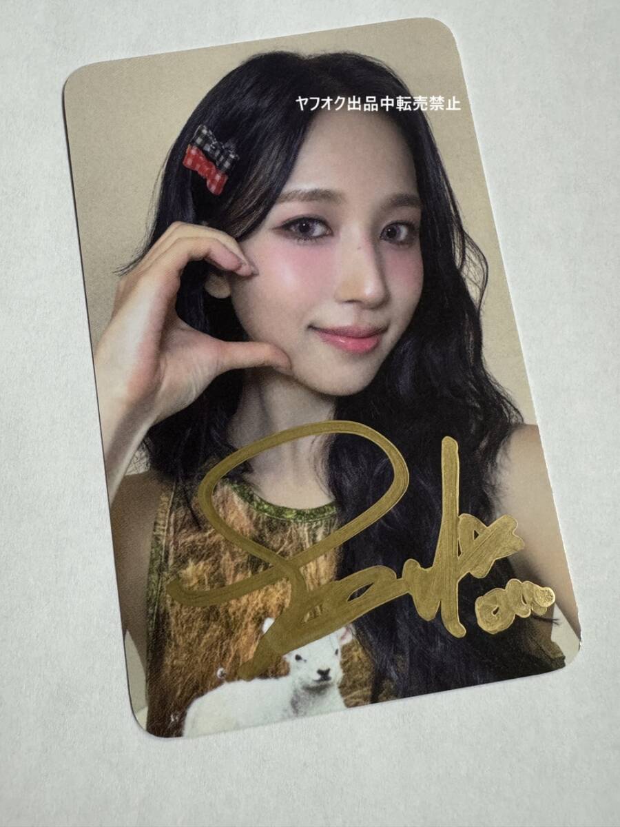 TWICE ミナ サイン入りチェキ twice サイン チェキ ミナ TWICE ミナ
