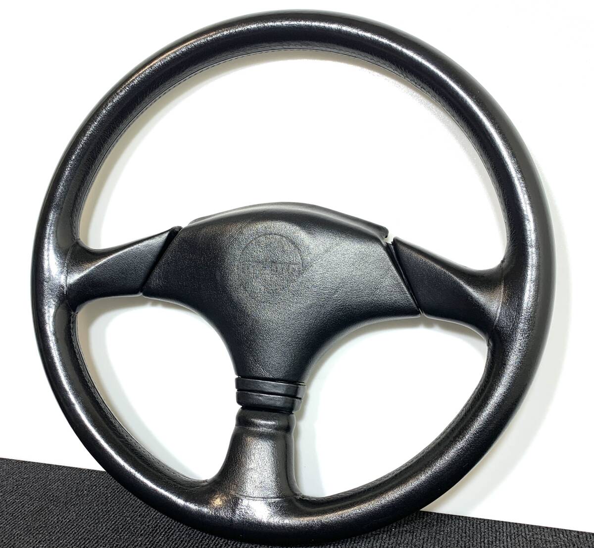 希少大経37.5Φ☆MOMO張り替え済みステアリング検/モモ走り屋旧車