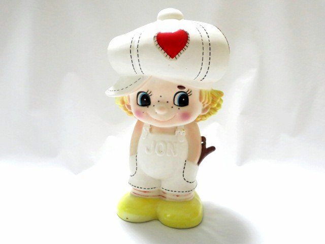 Yahoo!オークション - 当時物 内藤ルネ ルネ/RUNE 約31cm 陶器 貯金箱