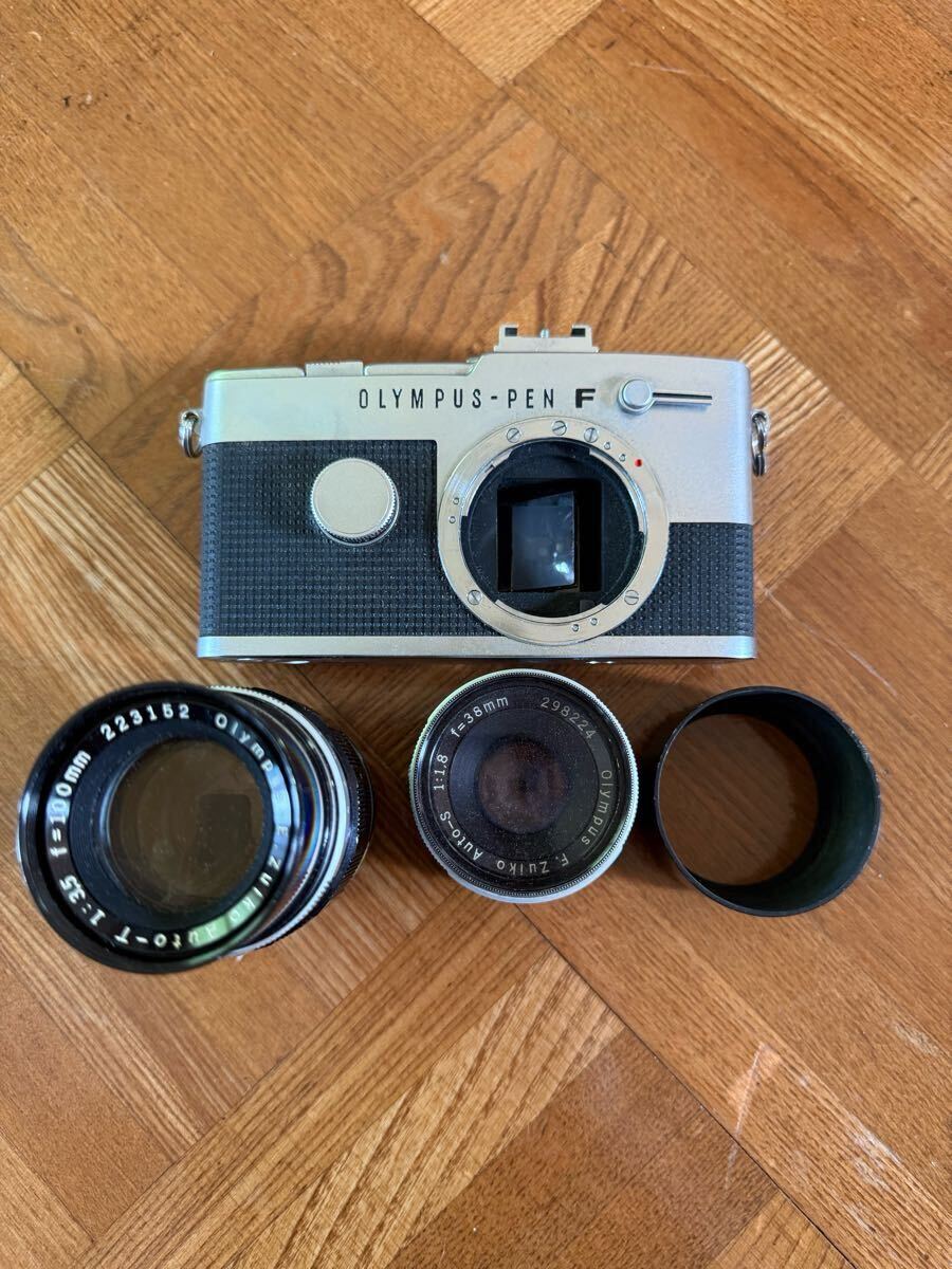 OLYMPUS PEN F ジャンクフィルムカメラセット KOMURAレンズ OLYMPUS