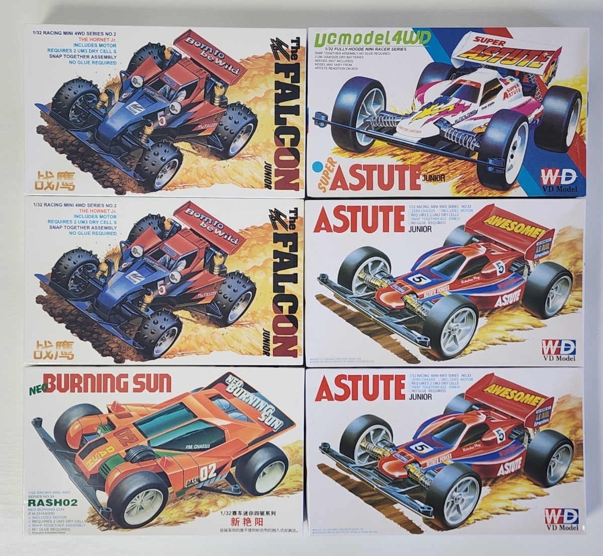 蛍光カラースペシャル】 タミヤ レーサーミニ四駆 ファルコンJr 未組立