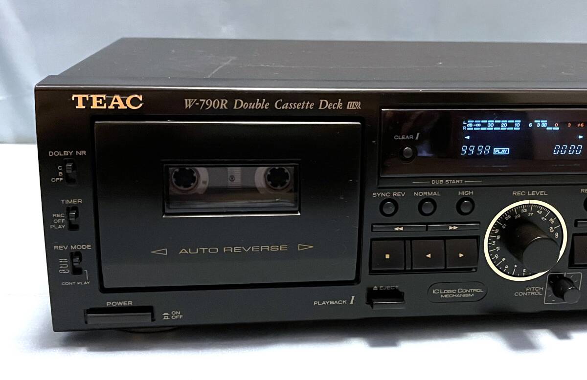 動作OK！！】 ダブルカセットデッキ TEAC ティアック W-790R ③ TEAC