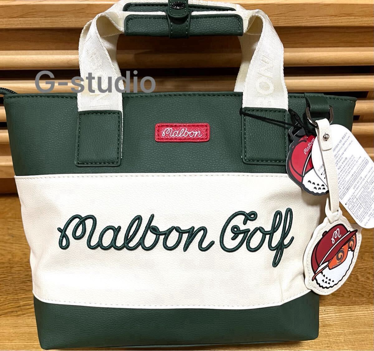 即発送対応 新型マルボンゴルフカートバッグホワイトグリーン｜Yahoo