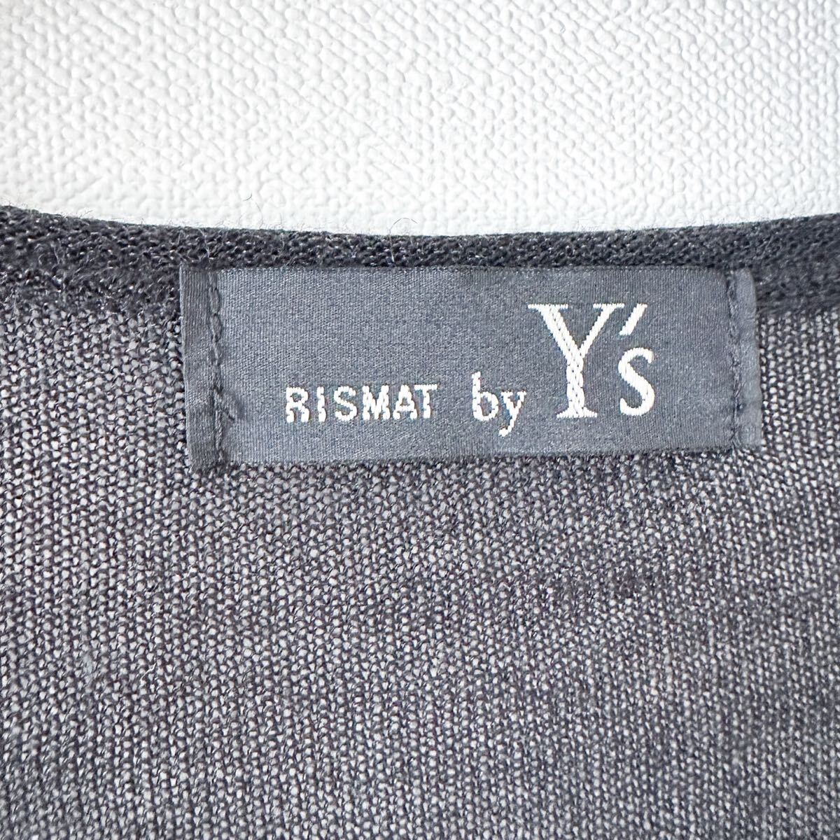 RISMAT by Y's ワイズ / リネン混変形シアーロングカーディガン 薄手