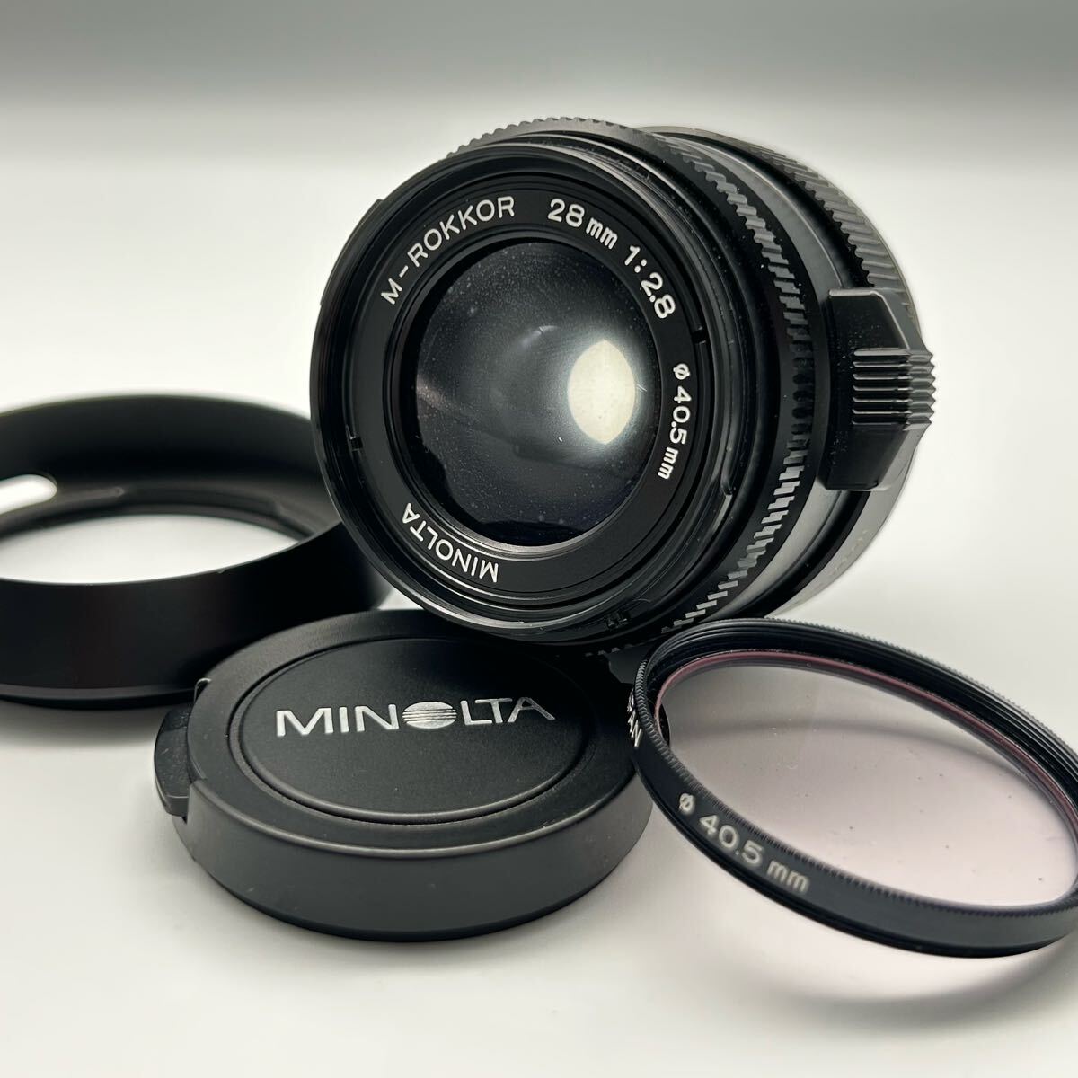 512) ＊ MINOLTA M-ROKKOR 28mm 1:2.8 現状品 カメラレンズ ミノルタ