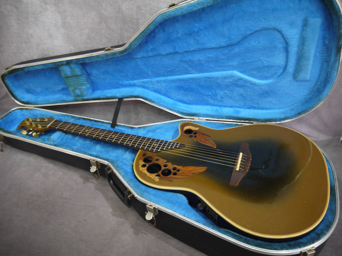 Yahoo!オークション - Ovation USA オベーション Model 5851-9 Gold St