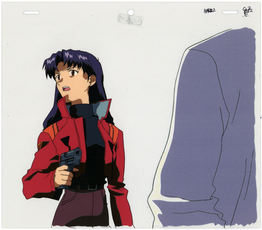 Yahoo!オークション - 新世紀エヴァンゲリオン セル画 葛城ミサト