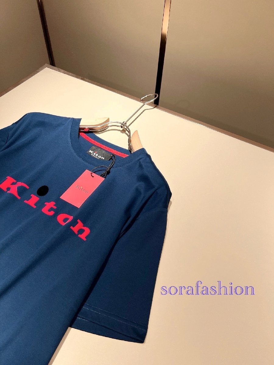 Vネックセーター(12ゲージ）(50 Kiton キートン Vネックセーター