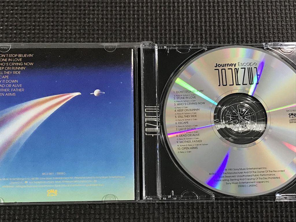 ジャーニー JOURNEY ESCAPE エスケイプ CD｜Yahoo!フリマ（旧PayPay