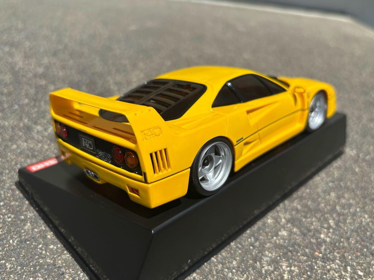 送料無料 京商 ミニッツ レーサー フェラーリ F40 イエロー ラジコン