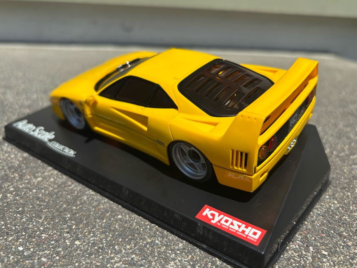 送料無料 京商 ミニッツ レーサー フェラーリ F40 イエロー ラジコン
