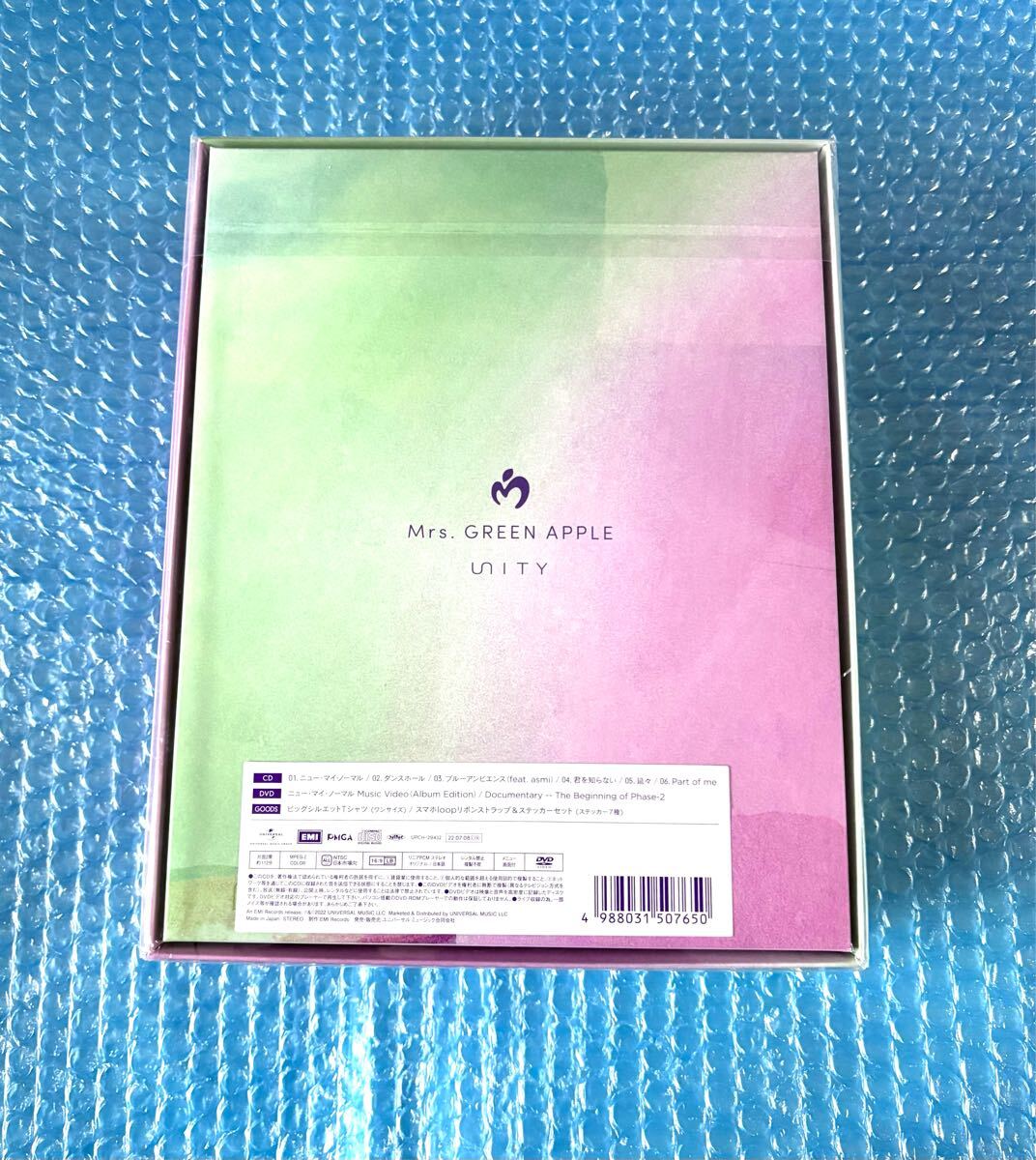 新品完全生産限定BOX Mrs GREEN APPLE [Unity] ダンスホール ミセス