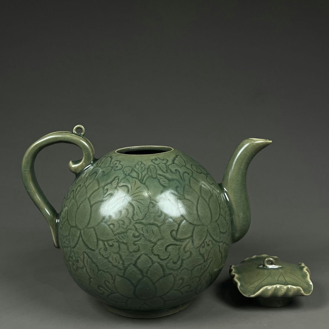 □昔の夢□v91 青磁徳利 酒器/李朝/高麗 韓国美術 高麗