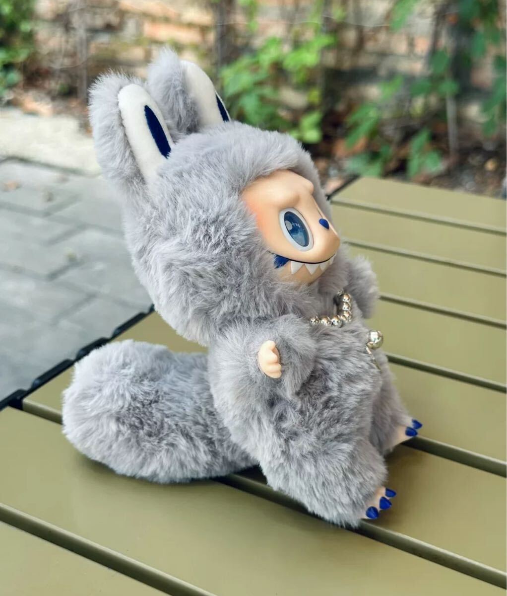ZIMOMO グレー LABUBU ラブブ ぬいぐるみ 海外限定POPMART｜Yahoo