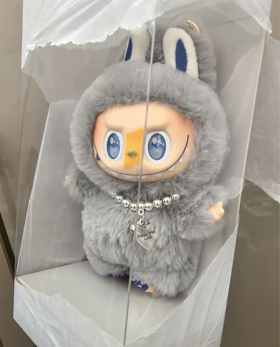 ZIMOMO グレー LABUBU ラブブ ぬいぐるみ 海外限定POPMART｜Yahoo