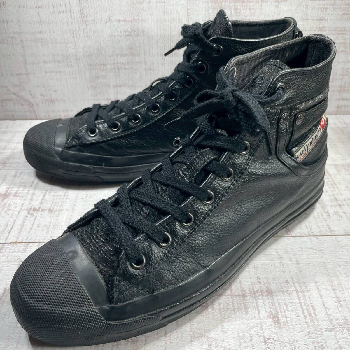 DIESEL◇ハイカットスニーカー/25.5cm/SLV/S-LEROJI MID