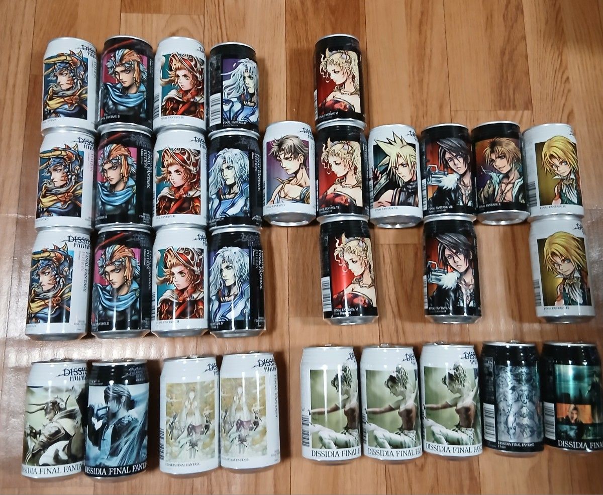 ファイナルファンタジー&ディシディアFFポーション空き缶 31缶セット