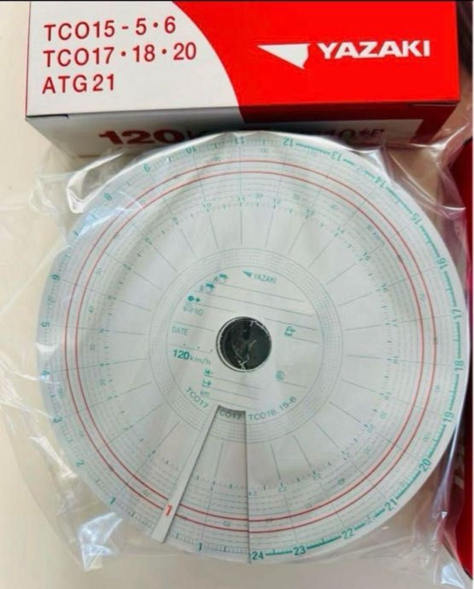 送料込み YAZAKI 矢崎総業タコグラフチャート紙100枚入×2箱セット