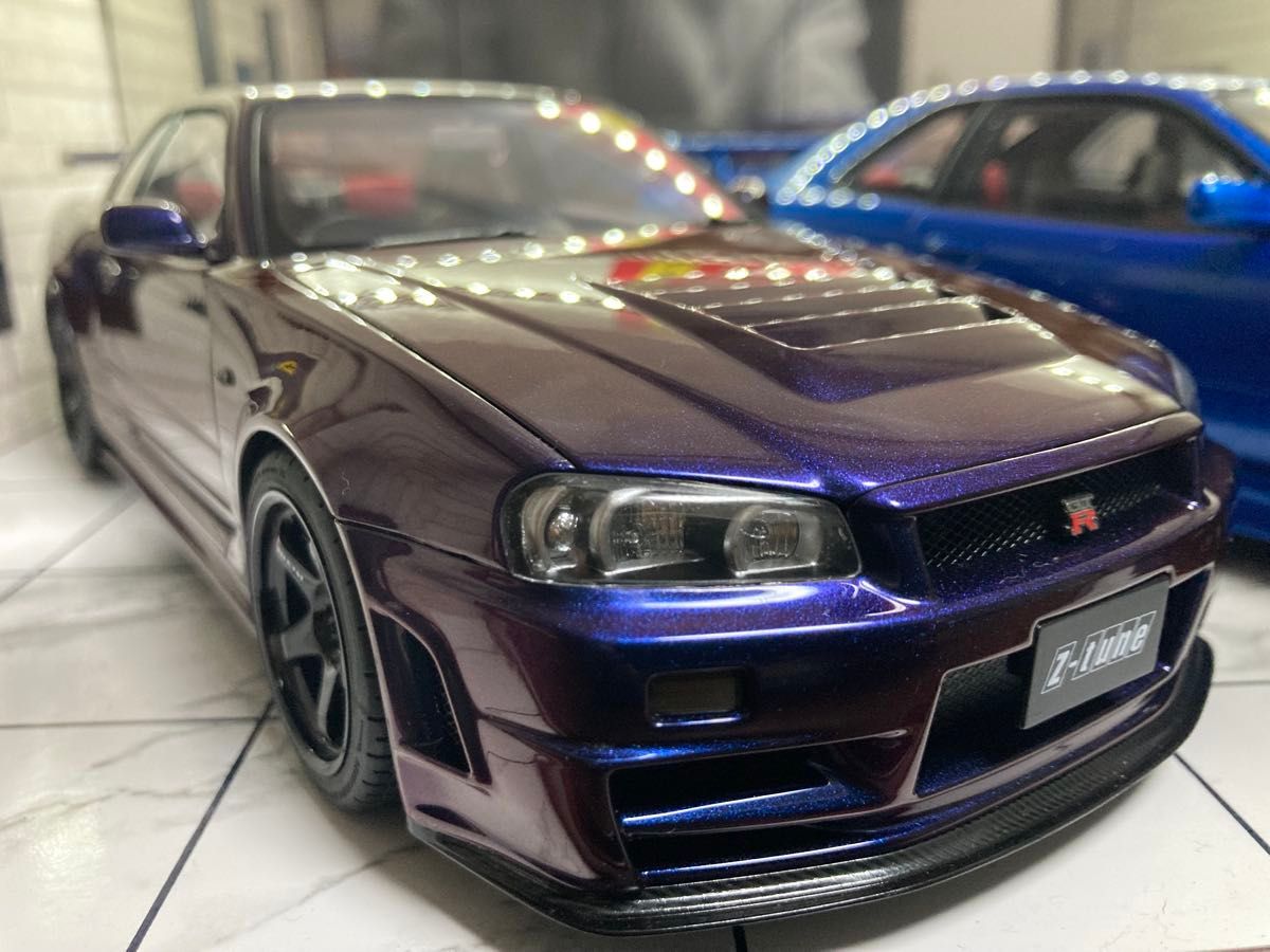 オートアート 1/18 ニスモ R34 GT-R Z-tune（ミッドナイトパープルIII