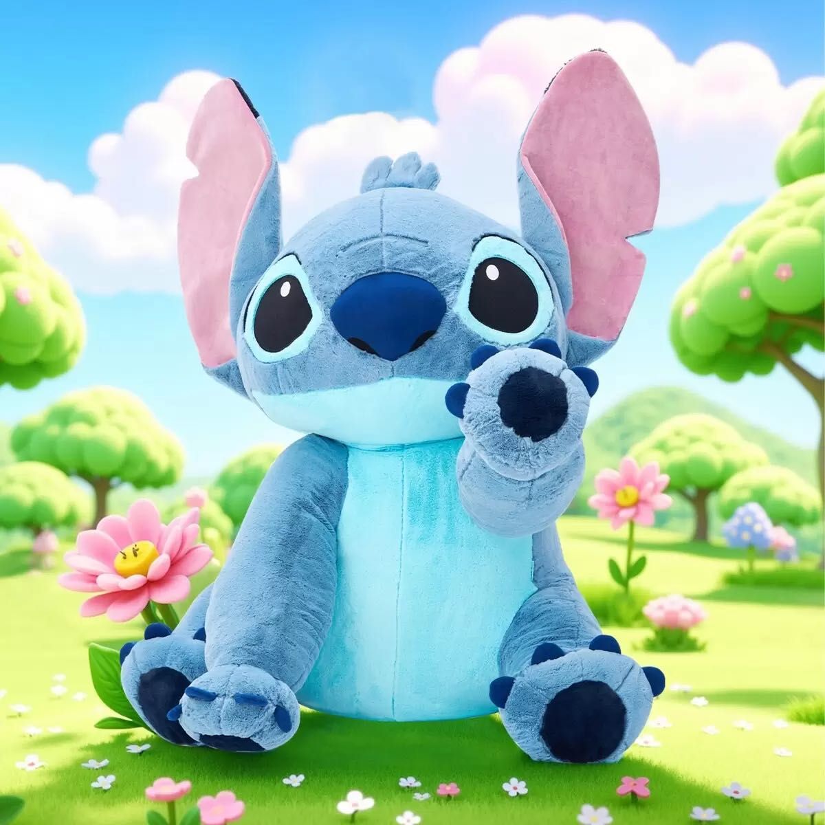 新品タグ付き未使用品 コストコ スティッチ 特大ぬいぐるみ ビッグ