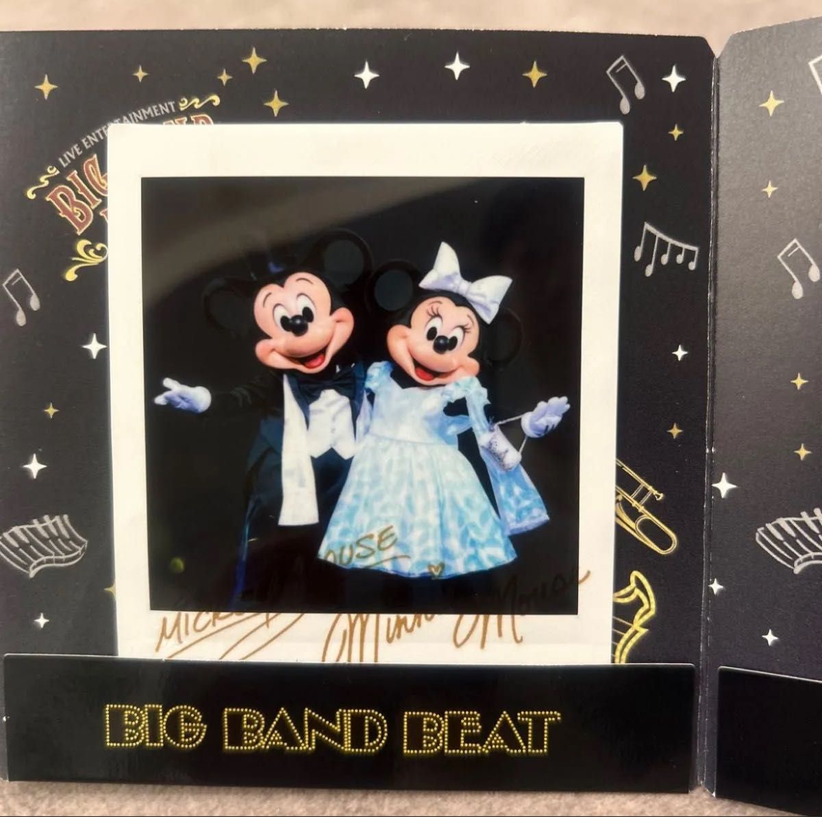 ディズニー ビッグバンドビート チェキ フォト 写真 BBB ミッキー
