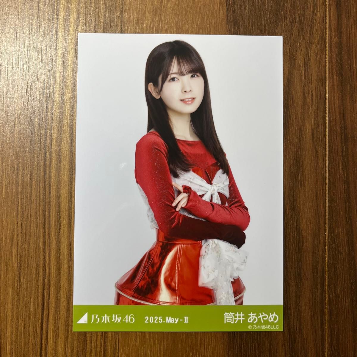 筒井あやめさん 生写真ノーマルチュウ 乃木コレ スペシャル衣装46