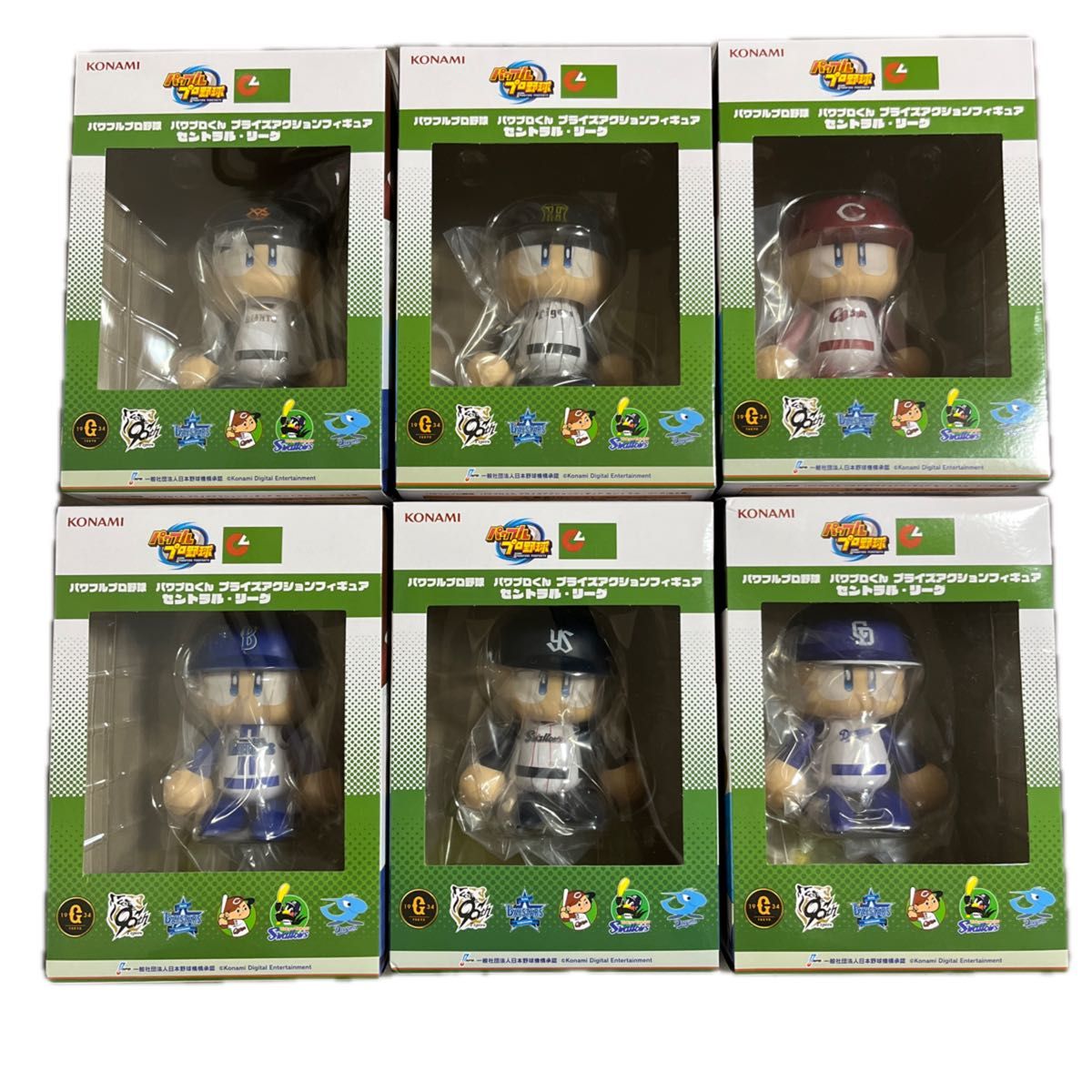 KONAMI パワプロくん フィギュア セリーグ6種セット パワプロくん