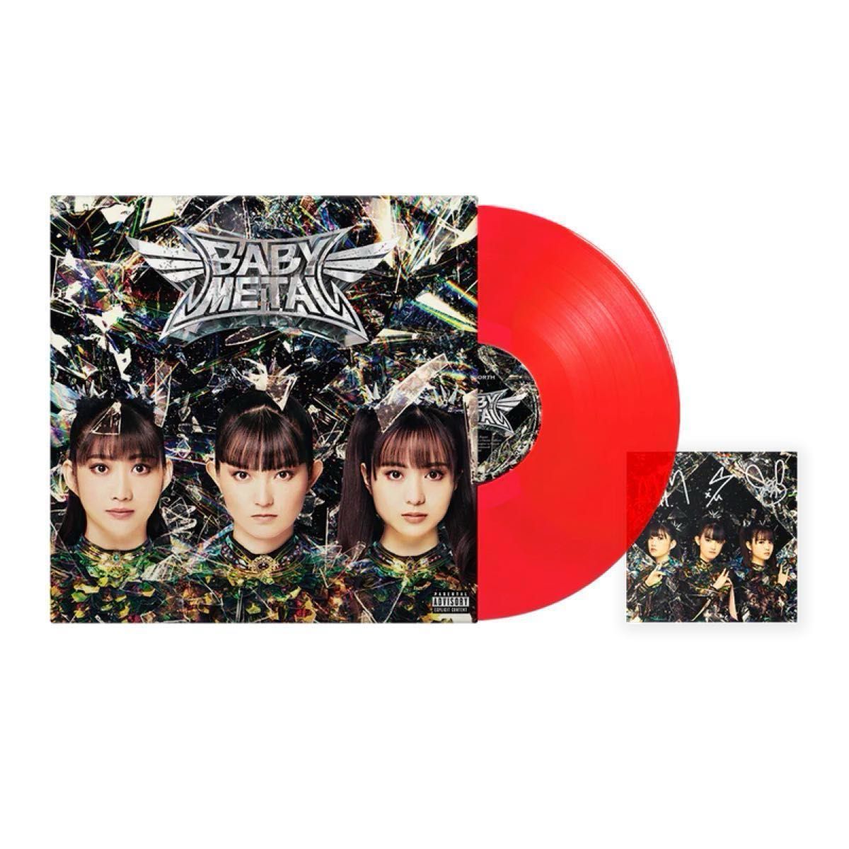 BABYMETAL METAL FORTH ALTERNATIVE COVER RED VINYL LP レコード US