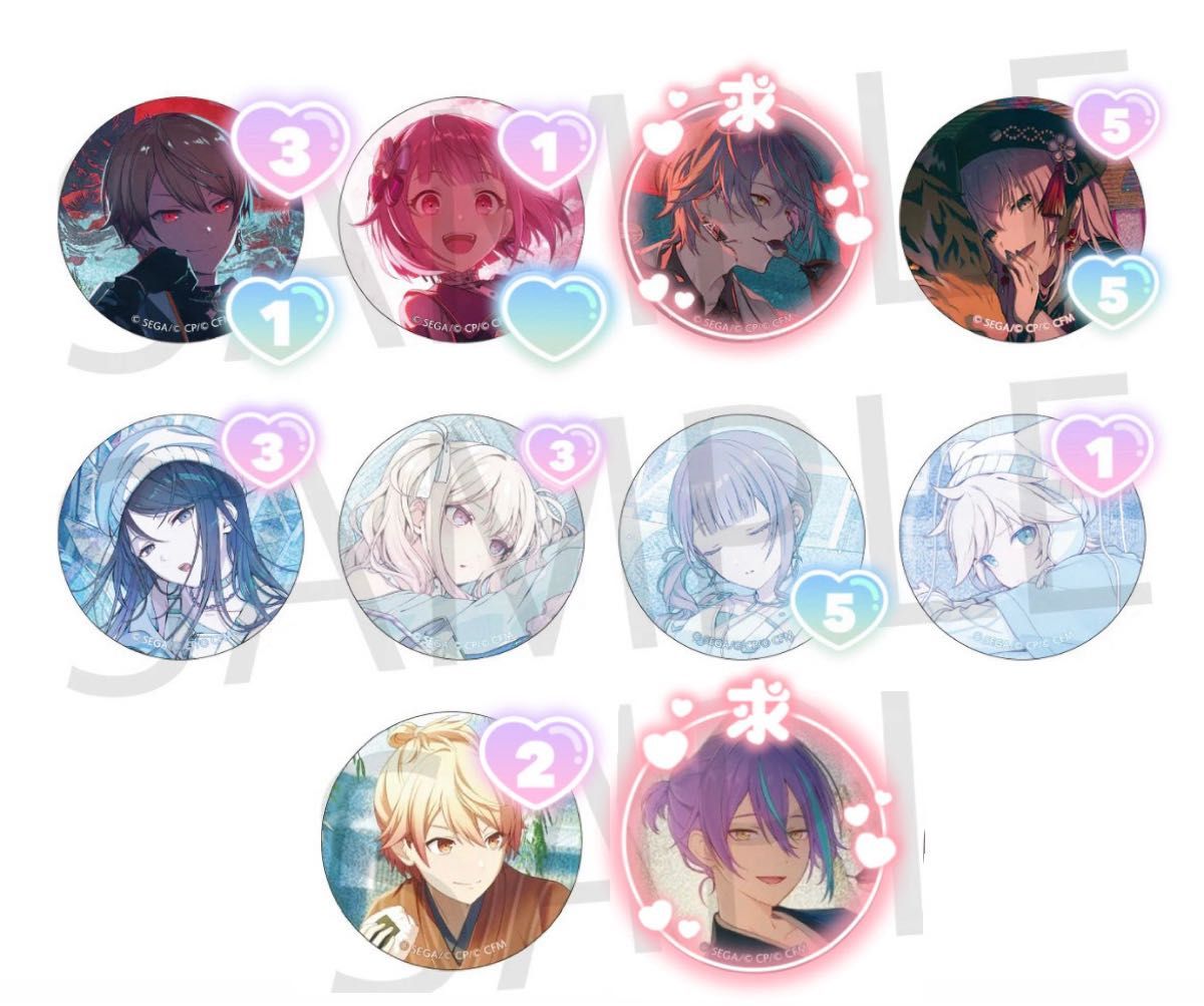 プロセカ 45A 46A グリッター缶バッジ｜Yahoo!フリマ（旧PayPayフリマ）