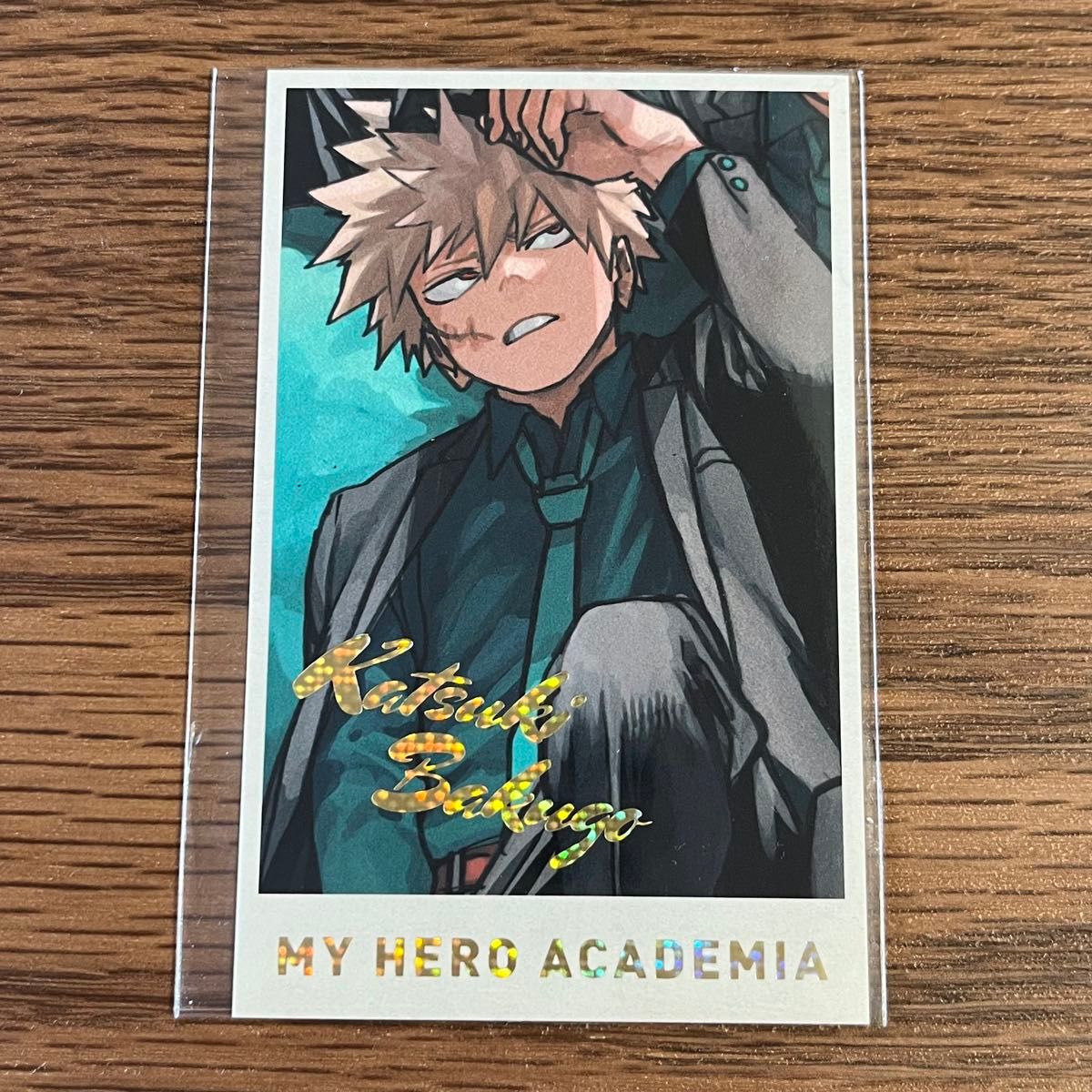 僕のヒーローアカデミア】原画展 ヒロアカ展 箔押し 爆豪勝己