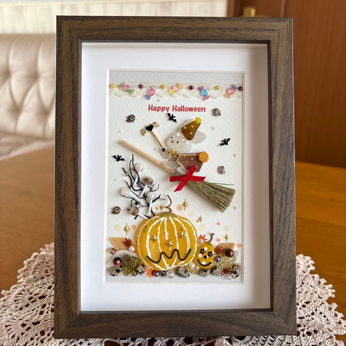 シーグラスアート☆Happy Halloween☆