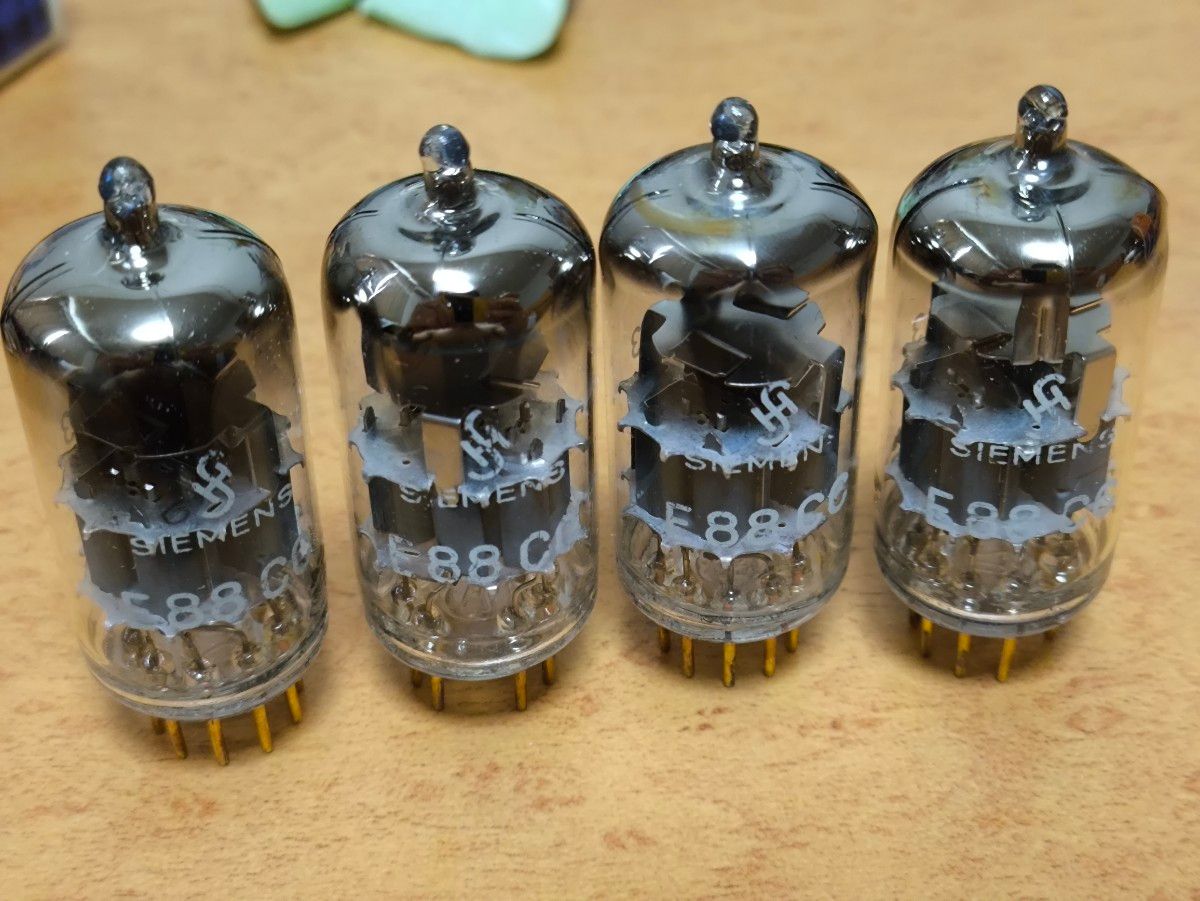 Siemens E88CC Grey Shields 真空管 2本セット1961