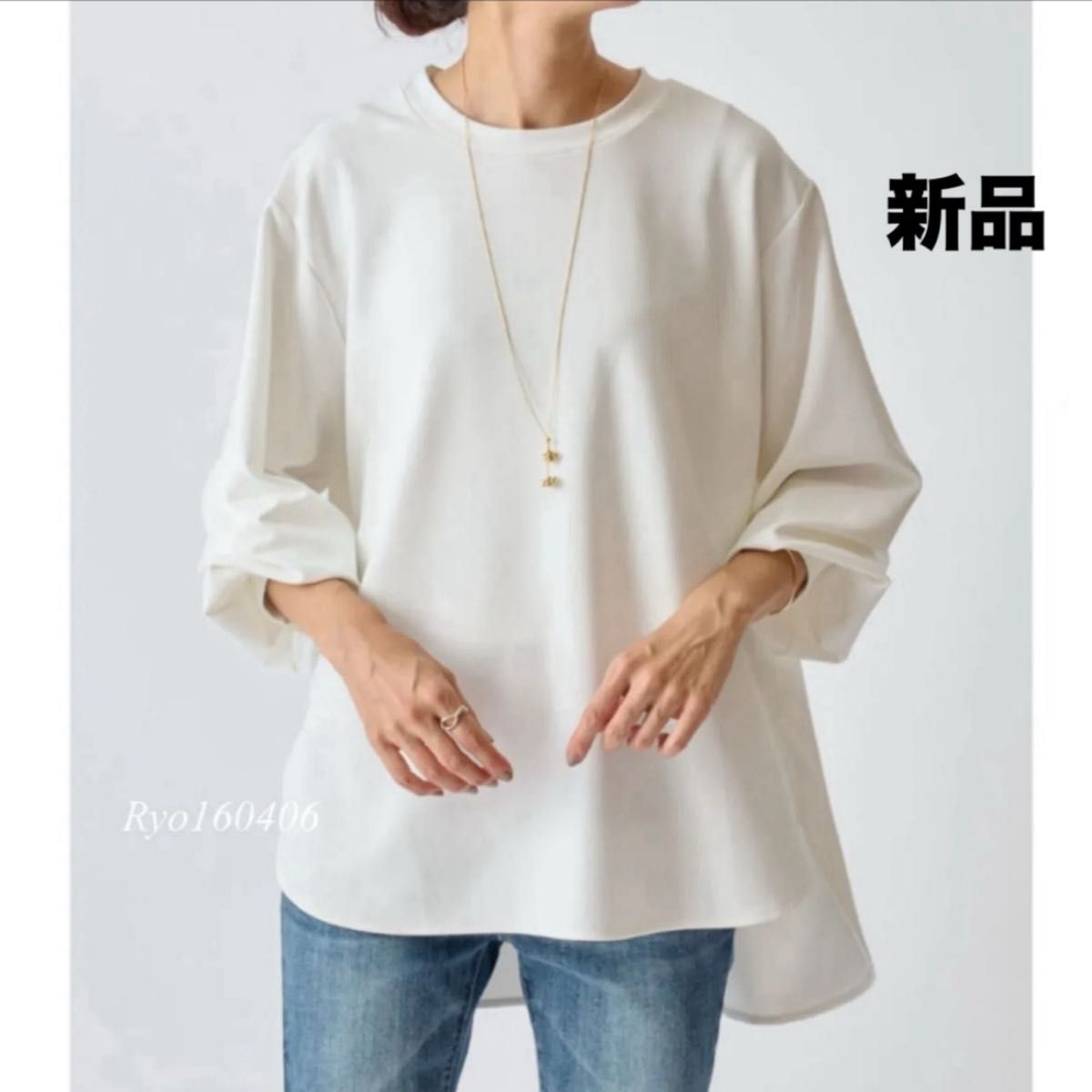 定番 タグ付き新品 BEARDSLEY ビアズリー Tブラウス シャツブラウス