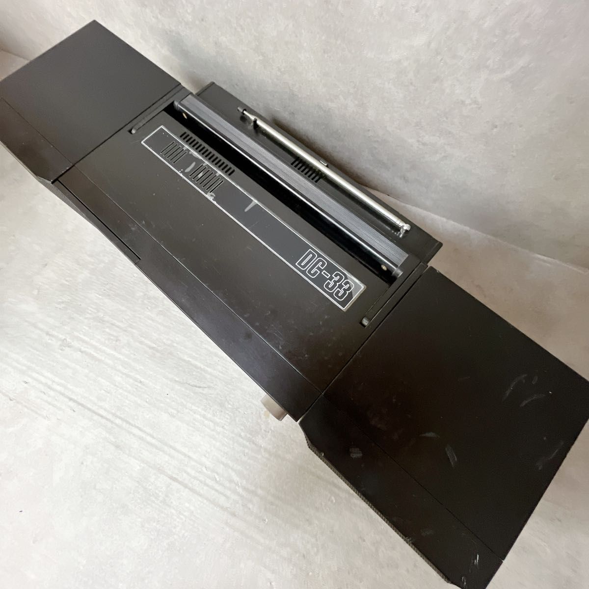 Victor ビクター レコードプレーヤー付 ラジカセ DC-33 ブラック